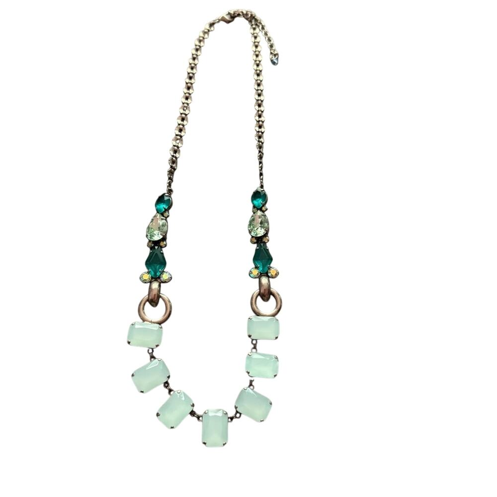 Sorrelli Crystal Statement Silver Tone Necklace